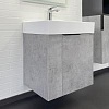 Тумба с раковиной Comforty Асти 00-00019191CF Бетон светлый