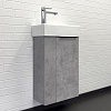 Тумба с раковиной Comforty Асти 00-00013669CF Бетон светлый