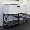 Тумба с раковиной Comforty Бредфорд 00-00009955CF Белый