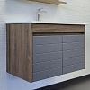 Тумба с раковиной Comforty Кемер 00-00017883CF