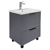 Тумба с раковиной Comforty Лима 00-00019209CF Антрацит