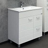 Тумба с раковиной Comforty Модена М 00-00001643CF Белый