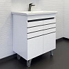 Тумба с раковиной Comforty Нарва 00-00015236CF Белый