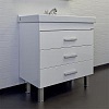 Тумба с раковиной Comforty Никосия 00-00011162CF Белый