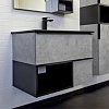 Тумба с раковиной Comforty Франкфурт 00-00011082CF Бетон светлый