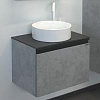 Тумба с раковиной Comforty Эдинбург 00-00002782CF Бетон светлый