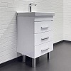 Тумба с раковиной Comforty Никосия 00-00018023CF Белый
