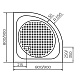 Душевой поддон RGW Acryl 16180488-41, 80x80 - изображение 9