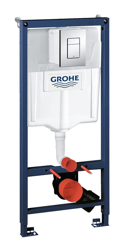 Инсталляция для унитаза Grohe Rapid SL 38772001, хром