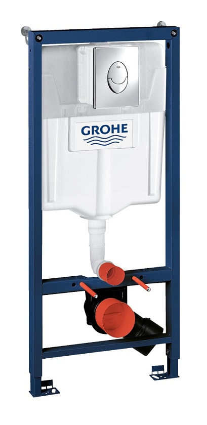 Инсталляция для унитаза Grohe Rapid SL 38721001, хром