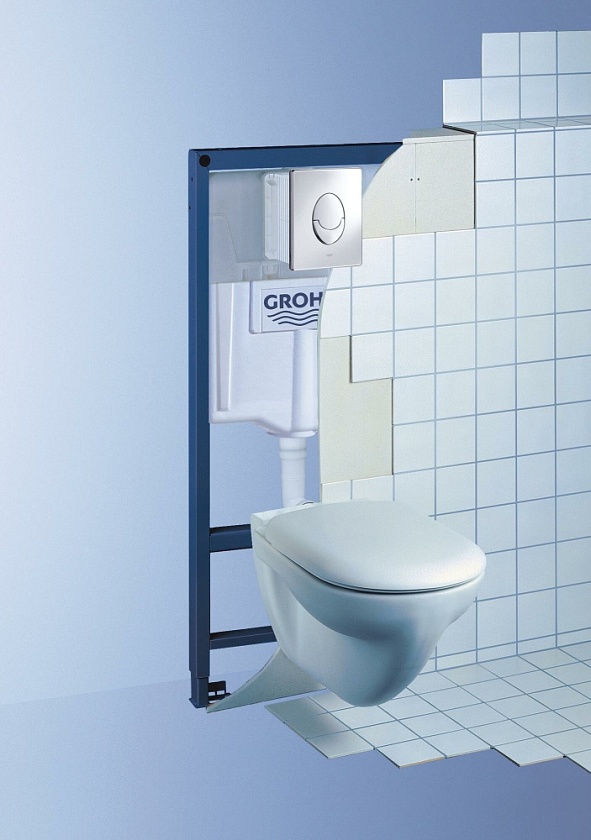 Инсталляция для унитаза Grohe Rapid SL 38721001, хром