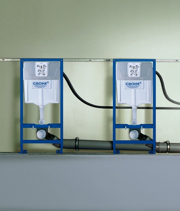 Инсталляция для унитаза Grohe Rapid SL 38721001, хром