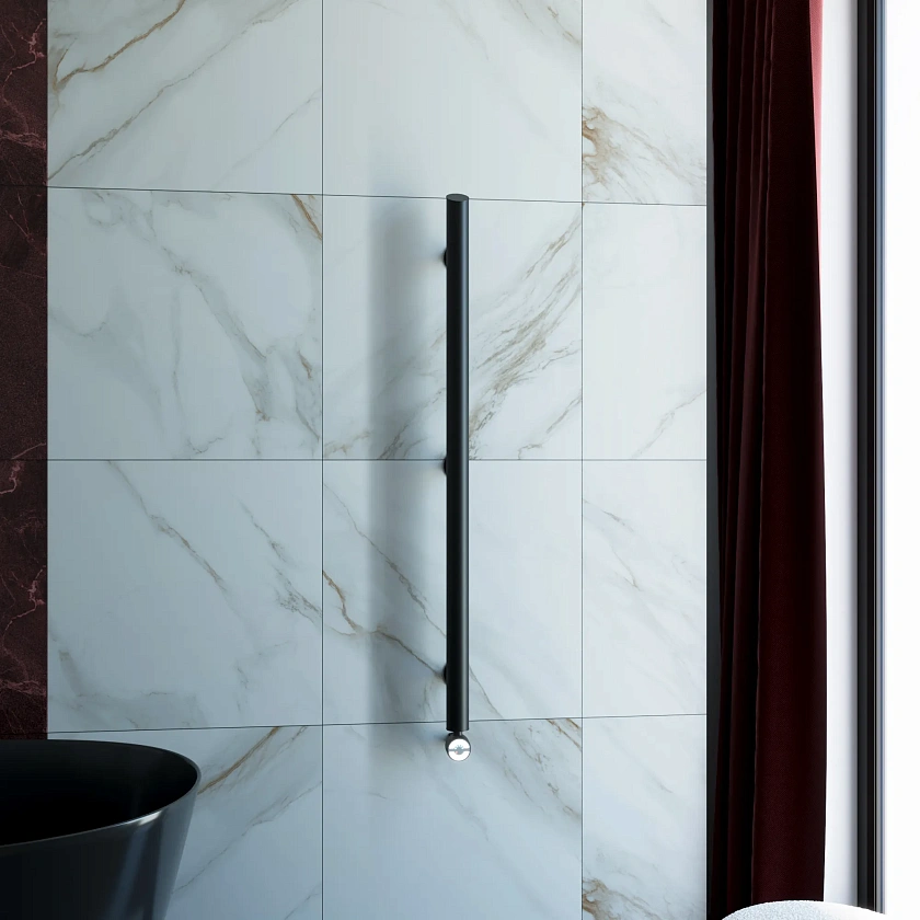 Полотенцесушитель электрический Grota ago 51x1200 N RAL9005 EL Черный