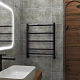 Полотенцесушитель водяной Grota Simple 530x600 N RAL 9005 Черный - изображение 4
