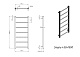 Полотенцесушитель водяной Grota Simple 430x1000 N RAL 9016 Белый - изображение 5