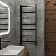 Полотенцесушитель водяной Grota Simple 430x1000 N RAL 9005 Черный - изображение 4