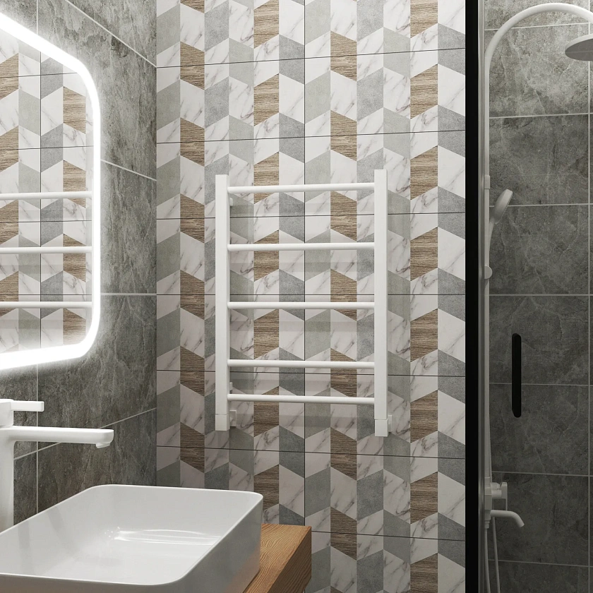 Полотенцесушитель водяной Grota Simple 430x600 N RAL 9016 Белый