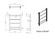 Полотенцесушитель водяной Grota Simple 430x600 N RAL 9016 Белый - изображение 5