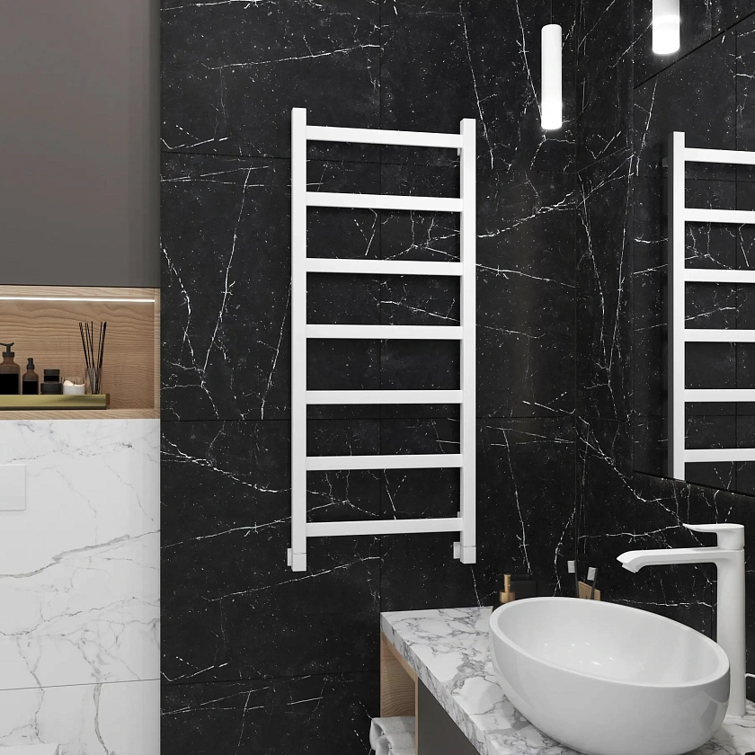 Полотенцесушитель водяной Grota Soffi 430x1000 N RAL9016 Белый