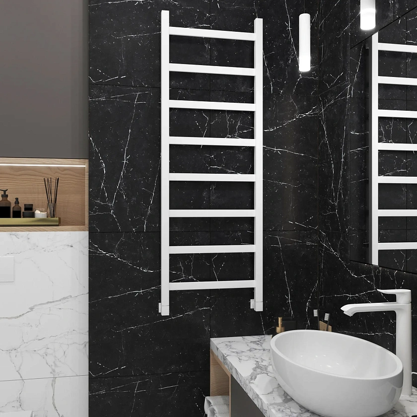 Полотенцесушитель водяной Grota Soffi 430x1200 N RAL9016 Белый