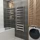 Полотенцесушитель водяной Grota Brezza 530x1500 NM Хром матовый - изображение 3