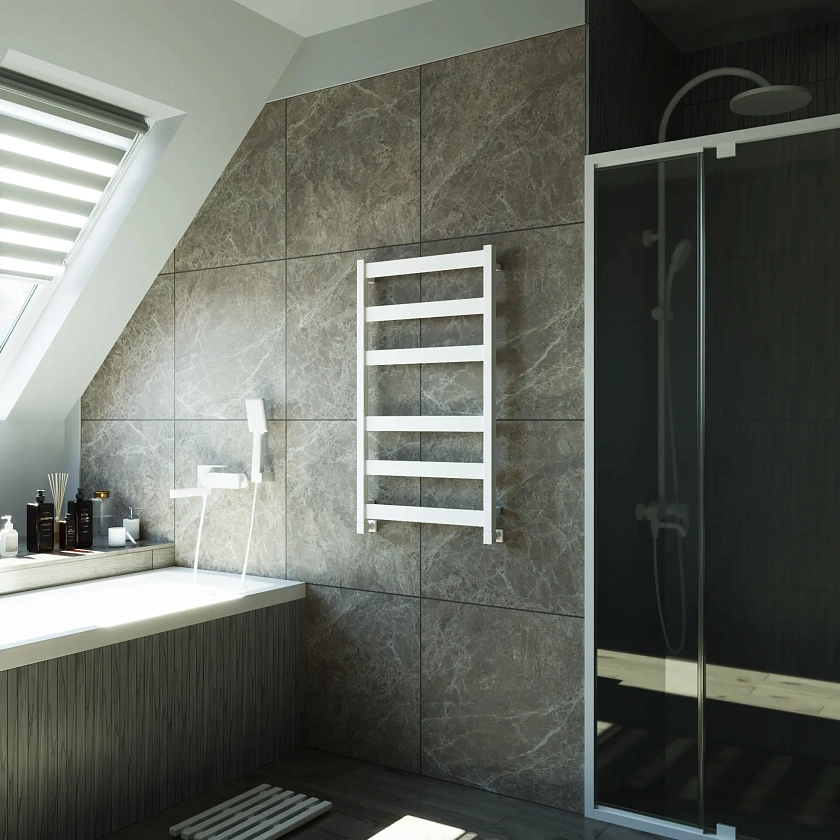 Полотенцесушитель водяной Grota Brezza 530x900 N RAL9016 Белый