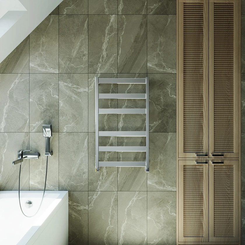 Полотенцесушитель водяной Grota Brezza 530x900 NP Хром глянцевый