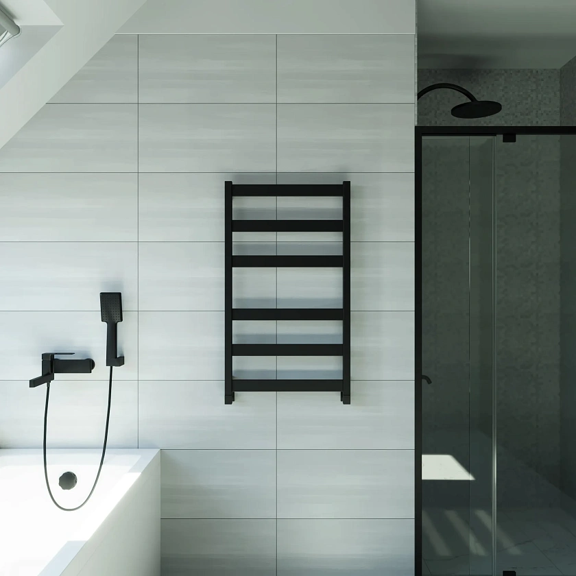 Полотенцесушитель водяной Grota Brezza 530x900 N RAL9005 Черный