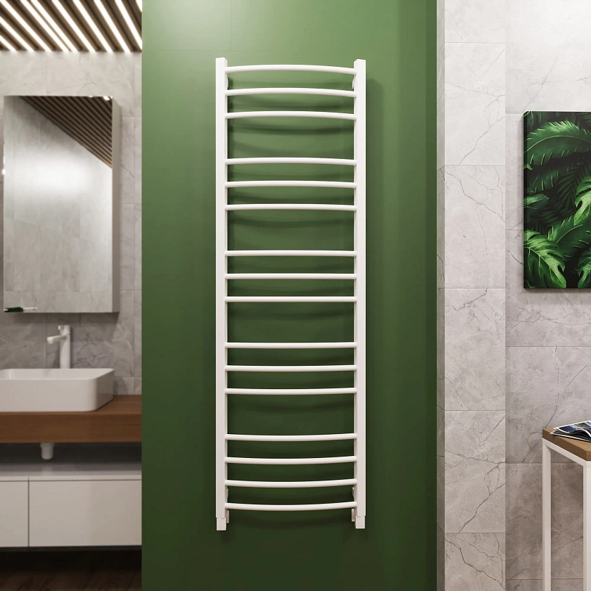 Полотенцесушитель водяной Grota Eco calma 480x1500 N RAL9016 Белый