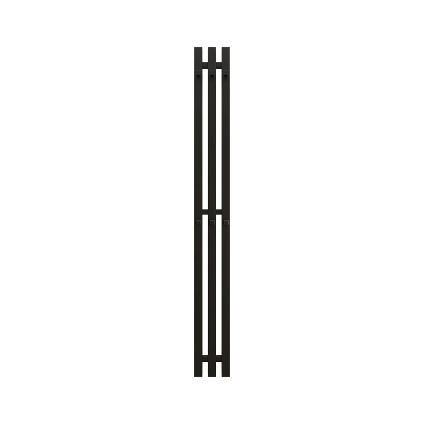 Полотенцесушитель водяной Grota Corsa 130x1200 N RAL9005 Черный