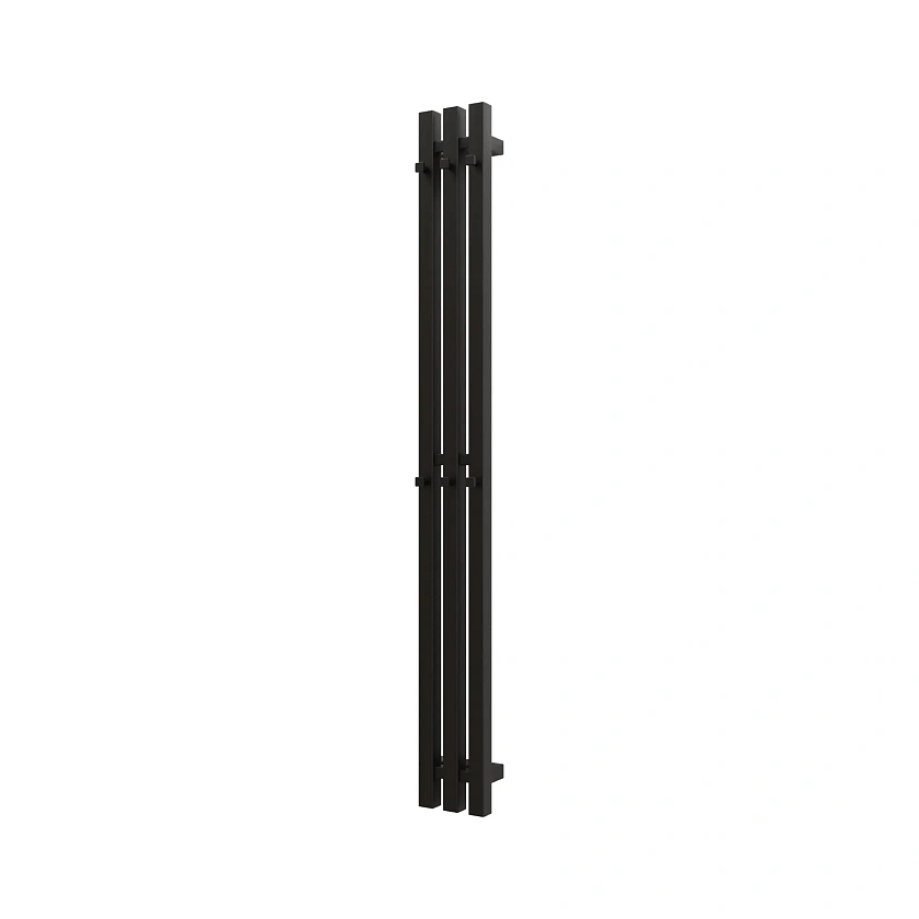 Полотенцесушитель водяной Grota Corsa 130x1200 N RAL9005 Черный