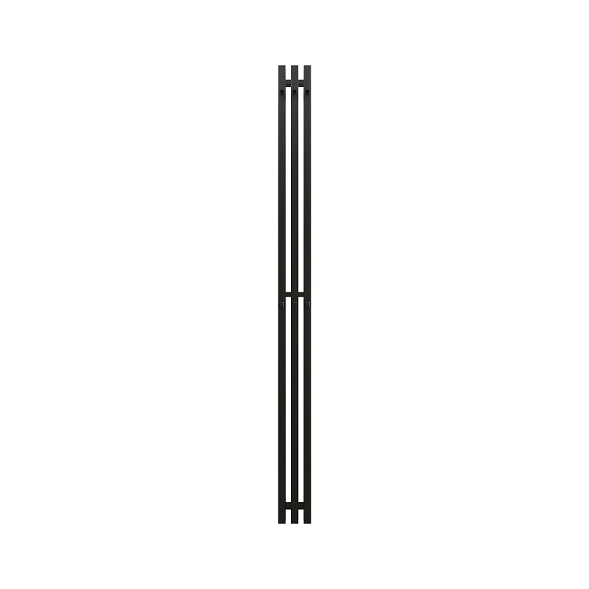 Полотенцесушитель водяной Grota Corsa 130x1800 N RAL9005 Черный