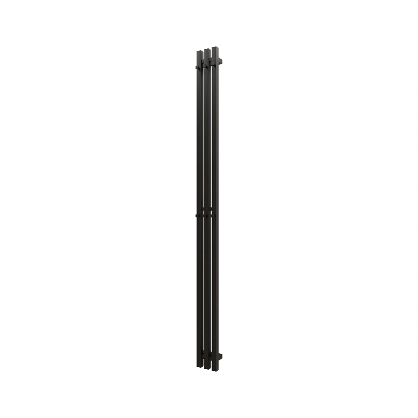 Полотенцесушитель водяной Grota Corsa 130x1800 N RAL9005 Черный