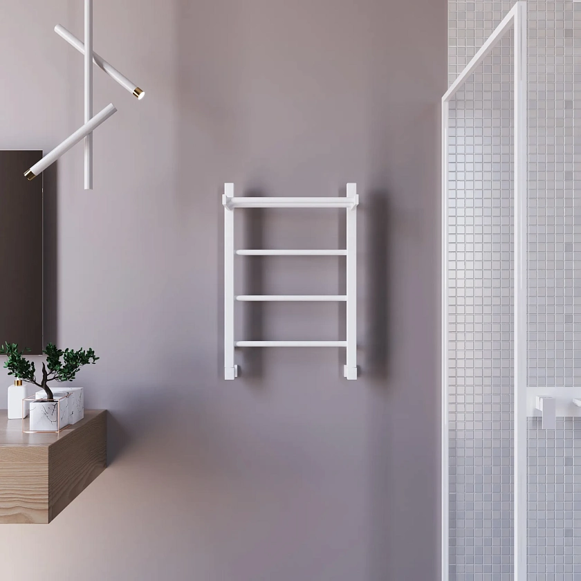 Полотенцесушитель водяной Grota Simple P 430x600 N RAL 9016 Белый
