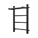 Полотенцесушитель водяной Grota Simple P 430x600 N RAL 9005 Черный - изображение 2