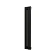 Полотенцесушитель водяной Grota Quill 290x1200 N RAL9005 Черный - изображение 2