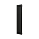 Полотенцесушитель водяной Grota Quill 290x1800 N RAL9005 Черный - изображение 2