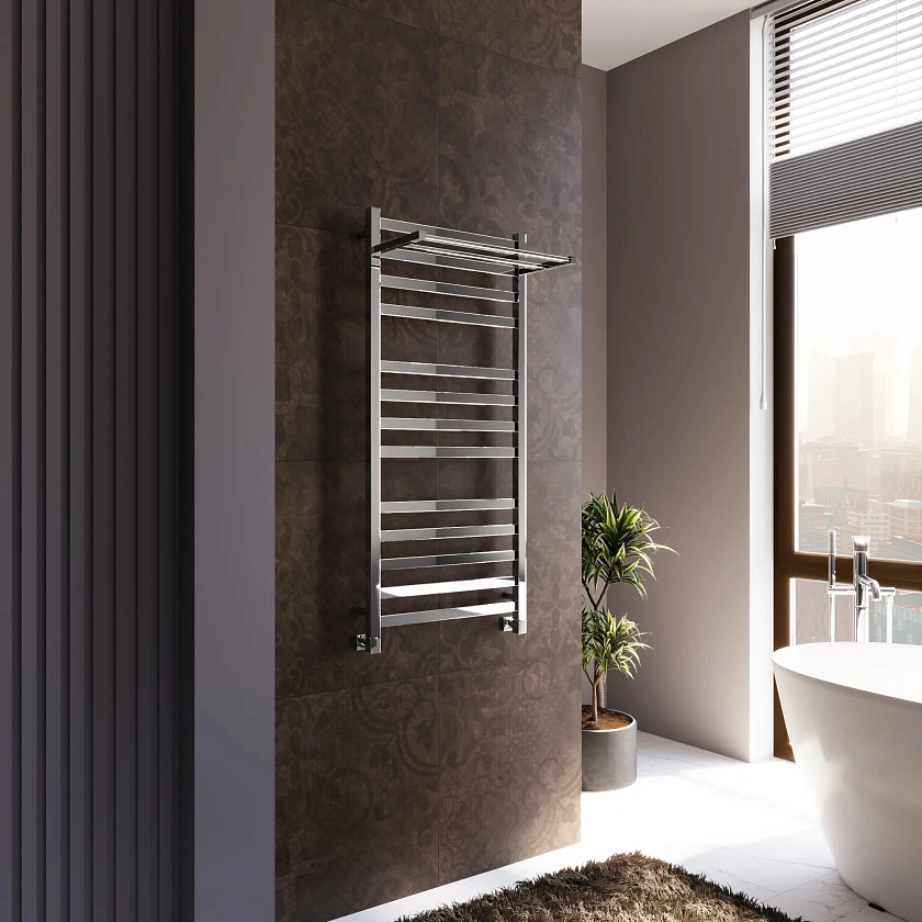 Полотенцесушитель водяной Grota comfort 530х1125 NP Хром глянцевый