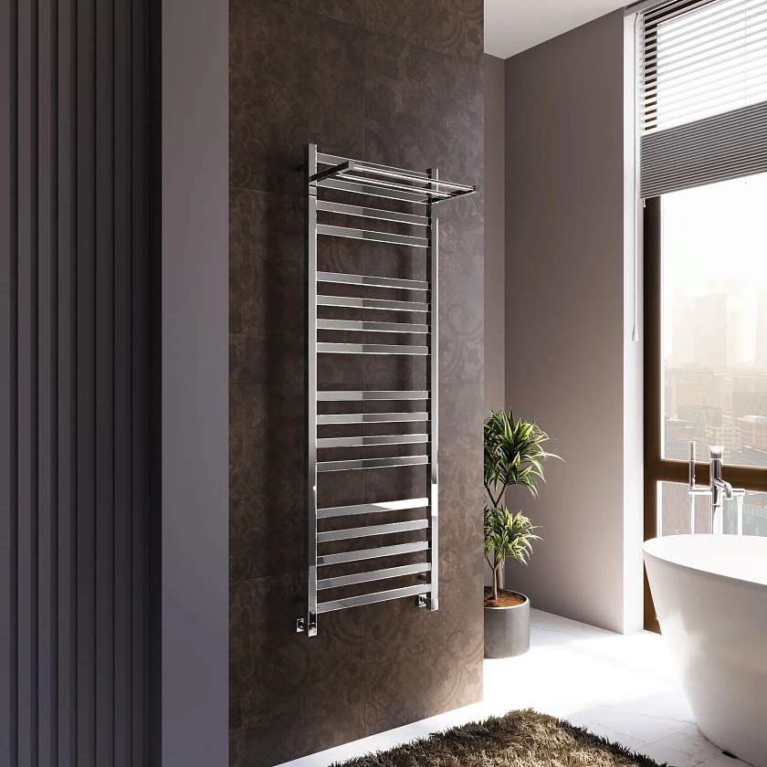 Полотенцесушитель водяной Grota comfort 530х1500 NP Хром глянцевый