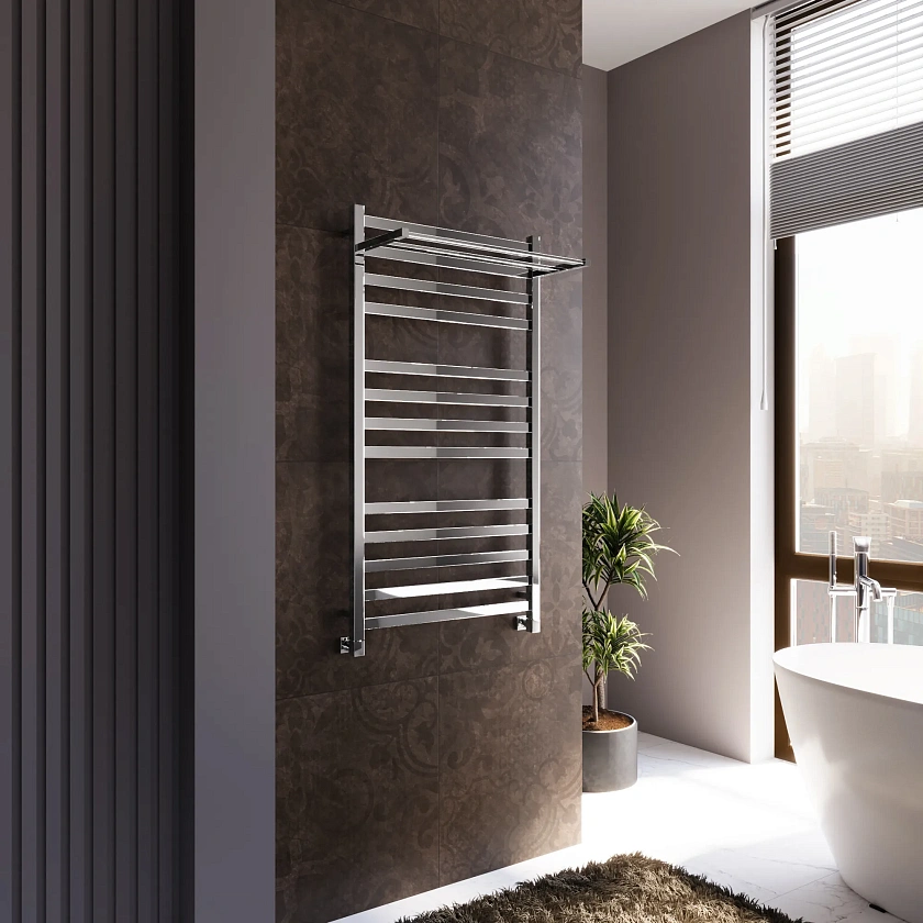 Полотенцесушитель водяной Grota comfort 630х1125 NP Хром глянцевый