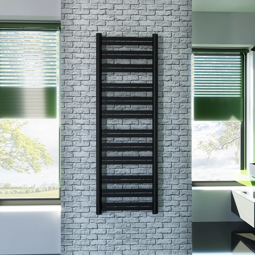 Полотенцесушитель водяной Grota Granito 550x1630 N RAL9005 Черный