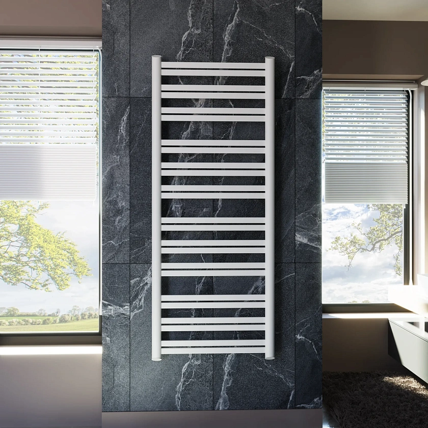 Полотенцесушитель водяной Grota Granito 650x1630 N RAL9016 Белый
