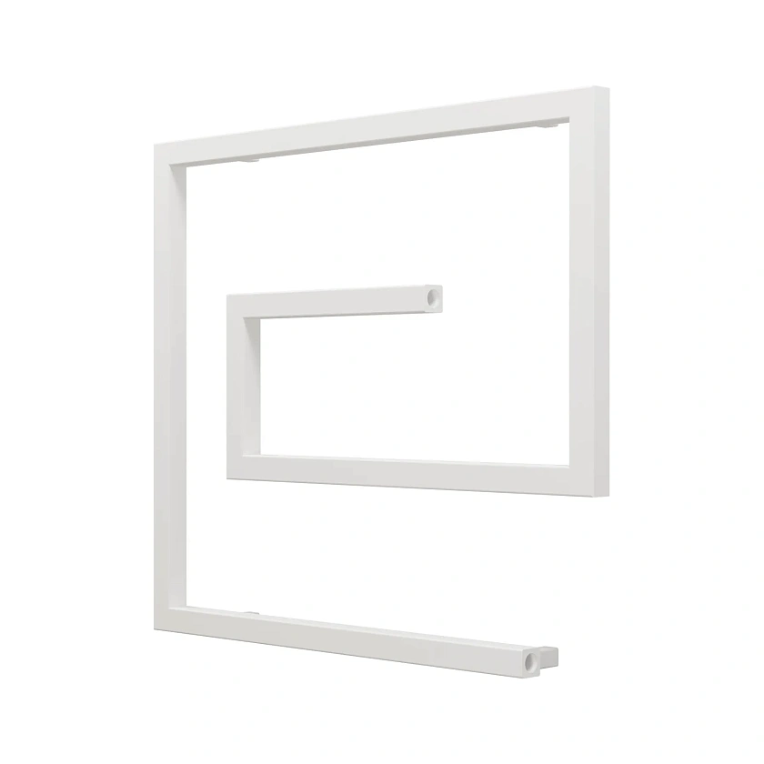 Полотенцесушитель водяной Grota Letto 660x600 N RAL9016 Белый
