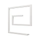 Полотенцесушитель водяной Grota Letto 660x600 N RAL9016 Белый - изображение 2