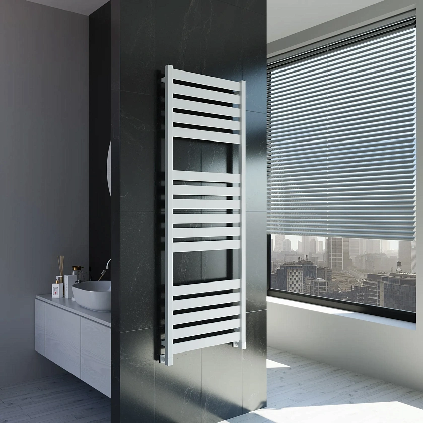 Полотенцесушитель водяной Grota Lux 530x1500 N RAL9016 Белый