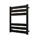 Полотенцесушитель водяной Grota Lux 530x600 N RAL9005 Черный - изображение 2