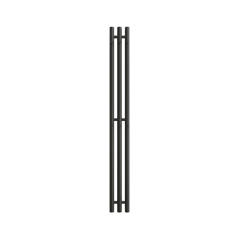 Полотенцесушитель водяной Grota Sian 130x1200 N RAL9005 Черный