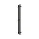 Полотенцесушитель водяной Grota Sian 130x1200 N RAL9005 Черный - изображение 2