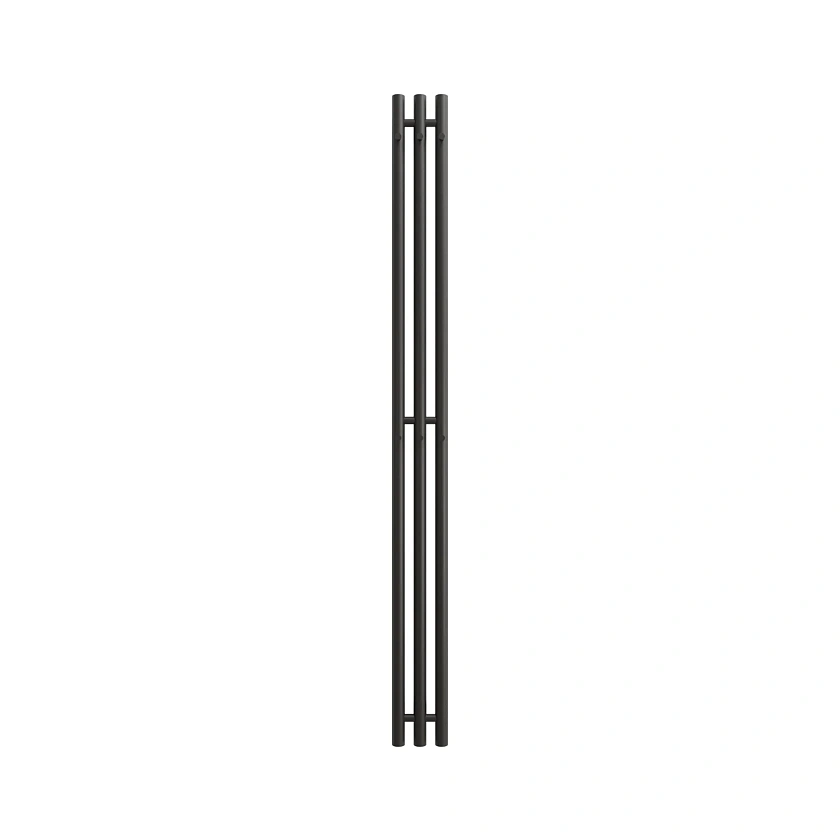 Полотенцесушитель водяной Grota Sian 130x1500 N RAL9005 Черный