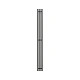 Полотенцесушитель водяной Grota Sian 130x1500 N RAL9005 Черный - изображение 1